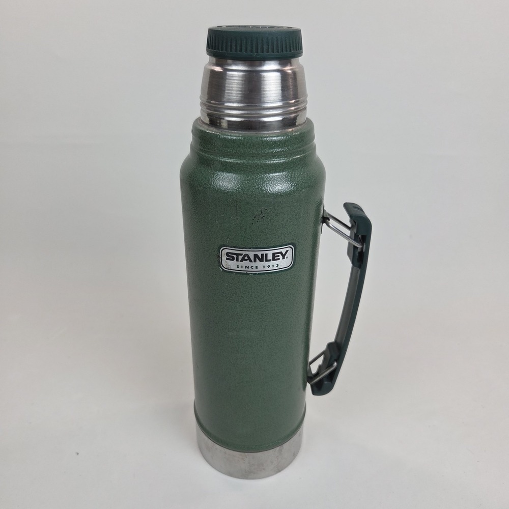 Stanley Classic Stainless Steel Vacuum Insulated Thermos Bottle 1.1 qt Vintage